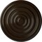 Ekena Millwork Carton Ceiling Medallion (For Canopies up to 2 5/8"), Hand-Painted Bronze, 12 5/8"OD x 1"P CM13CABZS - alternate 1